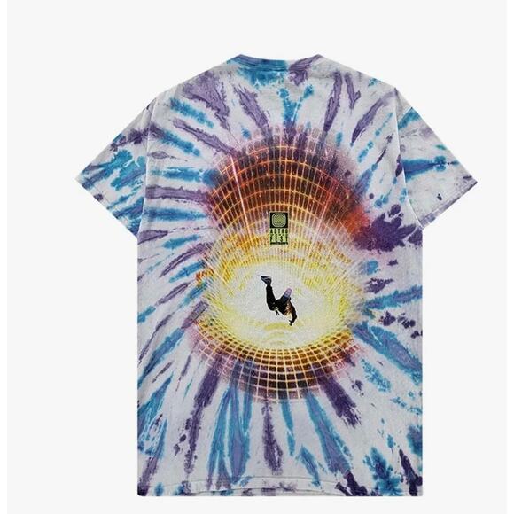 Cactus Jack by Travis Scott Flame Tee 'Tie Dye'–Astroworld Fest Astrofest 2021 - Picture 2 of 7